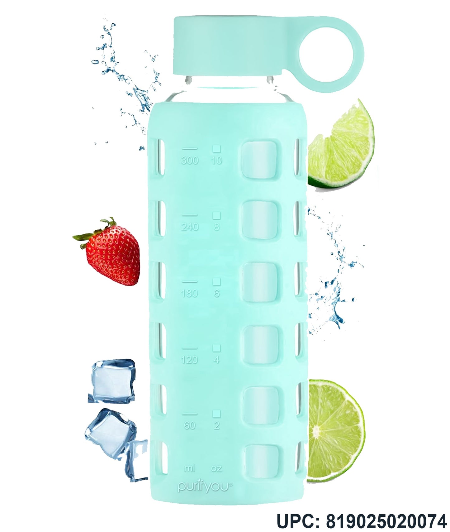 Glass Water Bottle Purifyou®