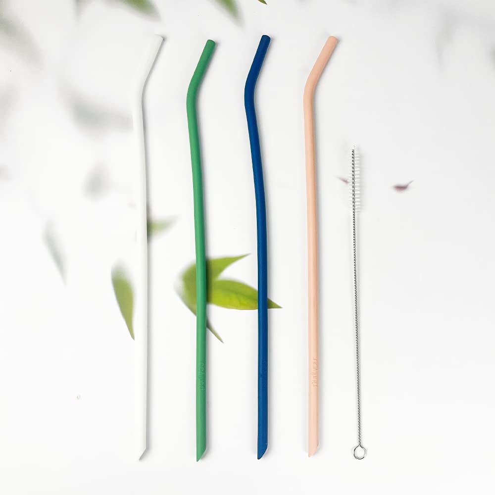 Clear Glass Straw Set of 4 - Strawesome