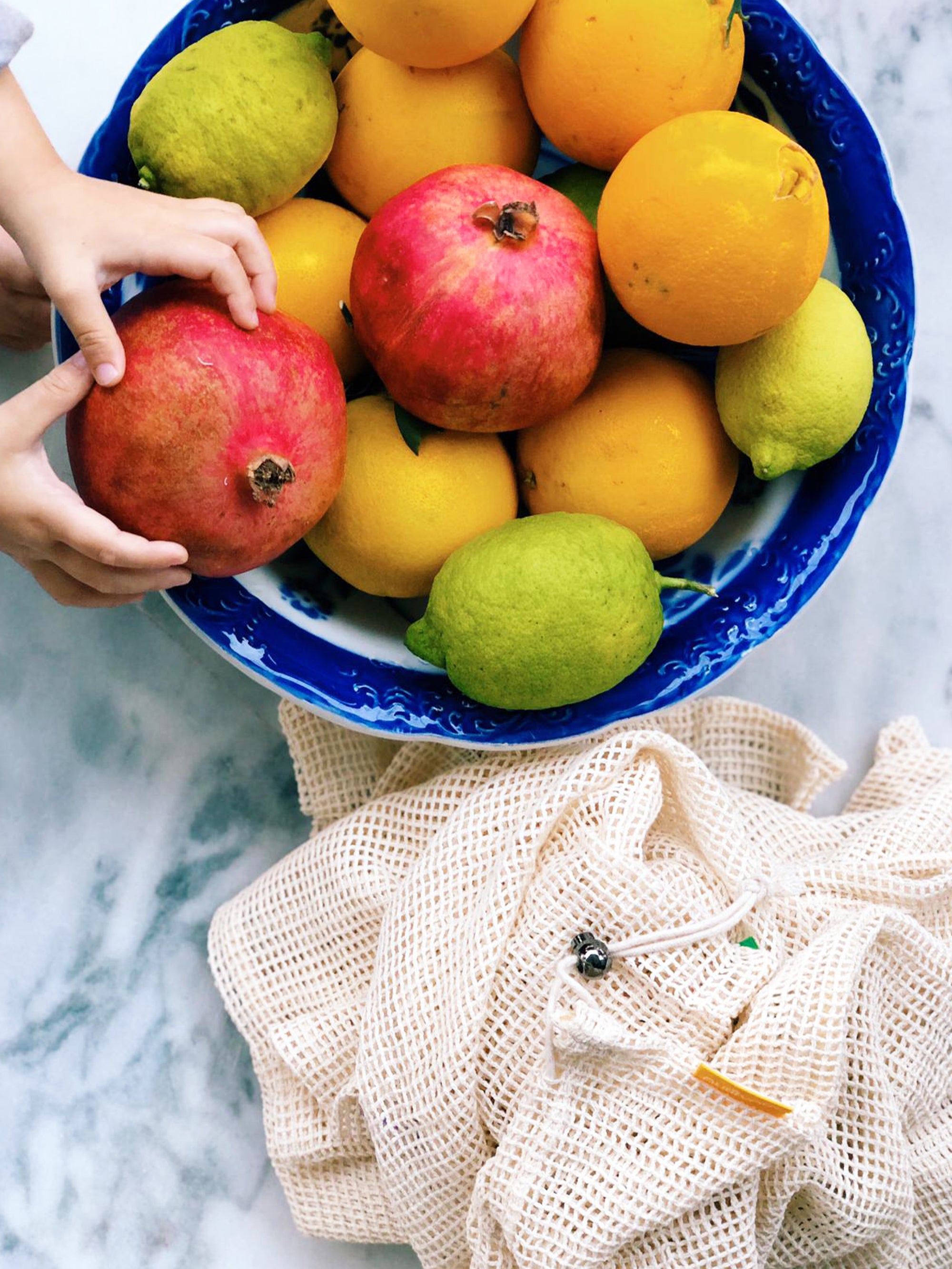 Cotton mesh bags online for vegetables